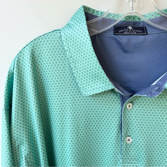 Men’s Jekyll Island Golf Club performance polo shirt - Picture 4 of 8